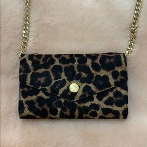 Leopard Ponyhair Crossbody